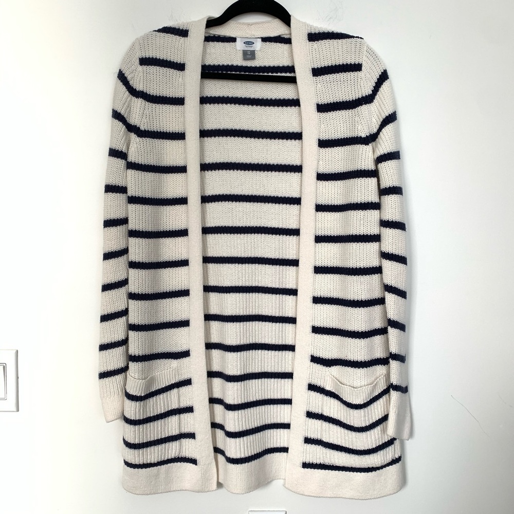 Old Navy Striped Cardigan EUC